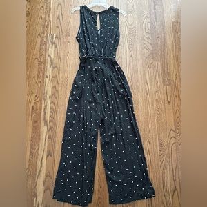 Old Navy Black & White polka dot jumpsuit